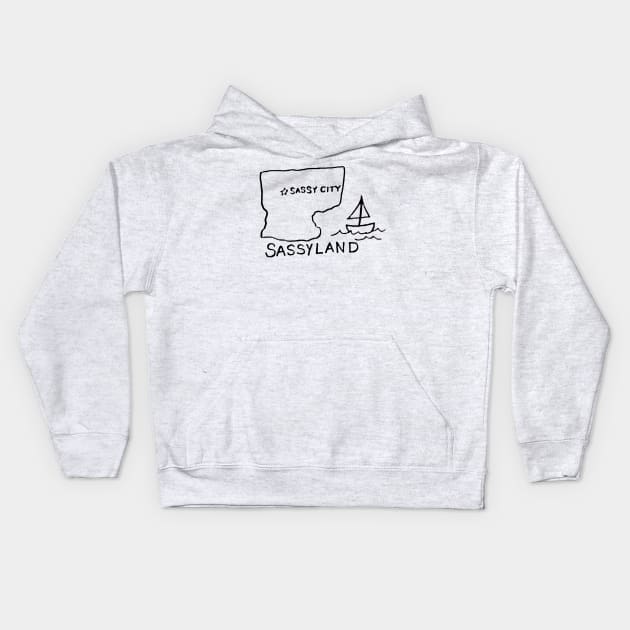 Sassyland Kids Hoodie by WDWFieldGuide